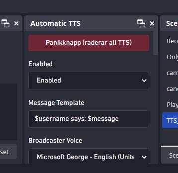 And then you can dock it inside of OBS Studio as part of the UI: And then you can dock it inside of OBS Studio as part of the UI: